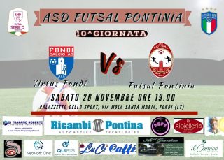 NEXT MATCH
10^ Giornata Serie C femminile
🆚 @virtusfondica5femminile
📅 Sabato 26 NOVEMBRE
🕕 Ore 19.00
🏟️ Palazzetto dello sport, via Mola Santa Maria, Fondi(LT)
Sponsor by:
https://www.ricambipontina.it/
@al_giardino_sabaudia
@pops_ristopub
@spiccomamao.pizzeria
@quiris_srl
@_networkone_
Il Camice - Abiti professionali
Associazione La Rete
@luci_caffe_
@la_gioielleria_pontinia
@la_margherita_da_gabriele
#asdfutsalpontinia #credercisempremollaremai #wearepontinia